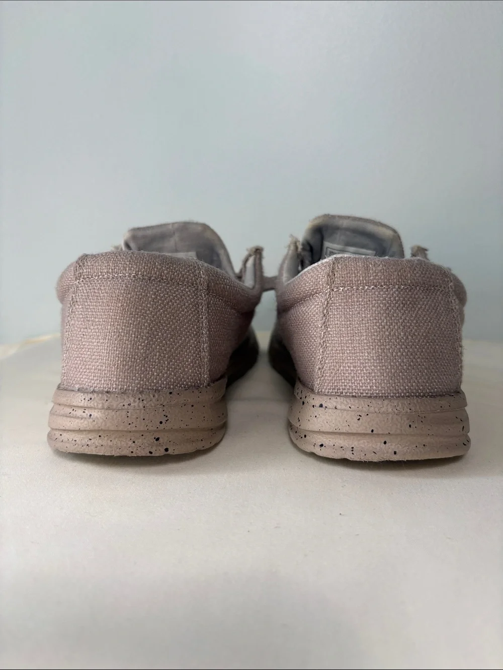 Natural Reflections Women's Beige Canvas Loafers